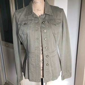 Womens Adorable Army Green Jacket